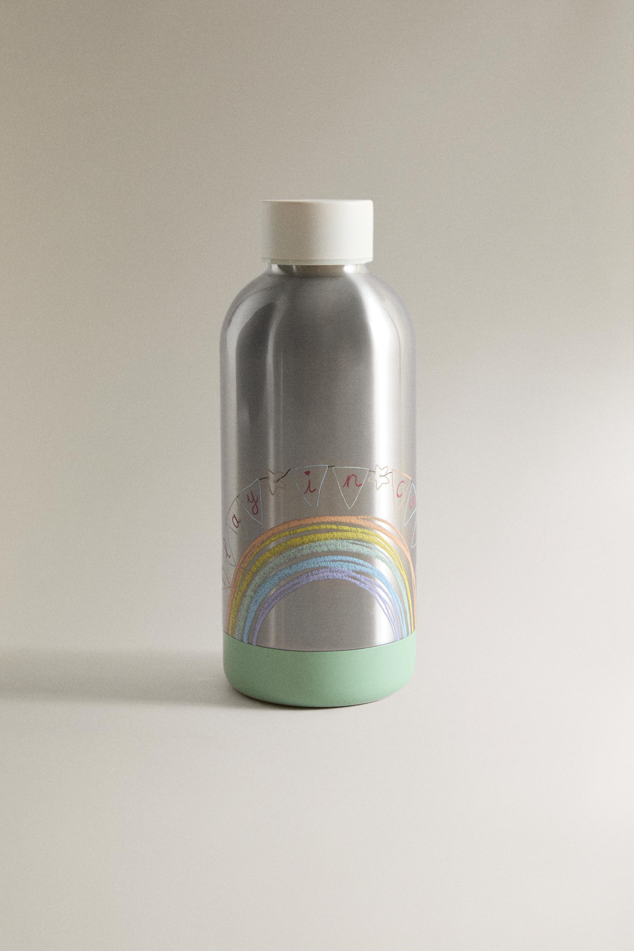 GOURDE ENFANT ACIER ARC-EN-CIEL